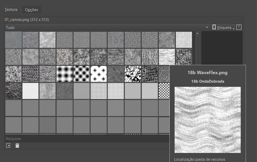 Textura no Brush do Krita: como colocar