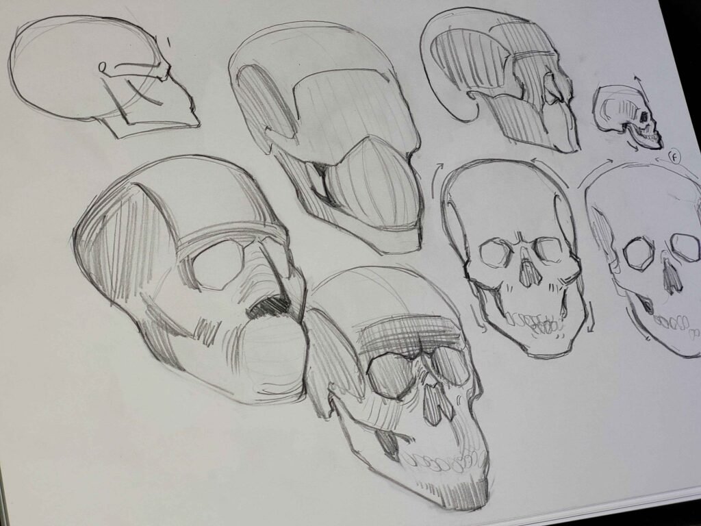 Sketchbook com lapiseira