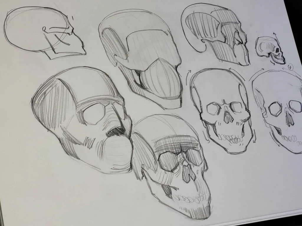 Sketchbook com lapiseira